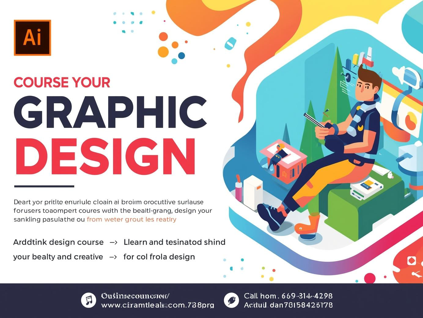 Graphic Design Course- Adobe illustrator Basic 75