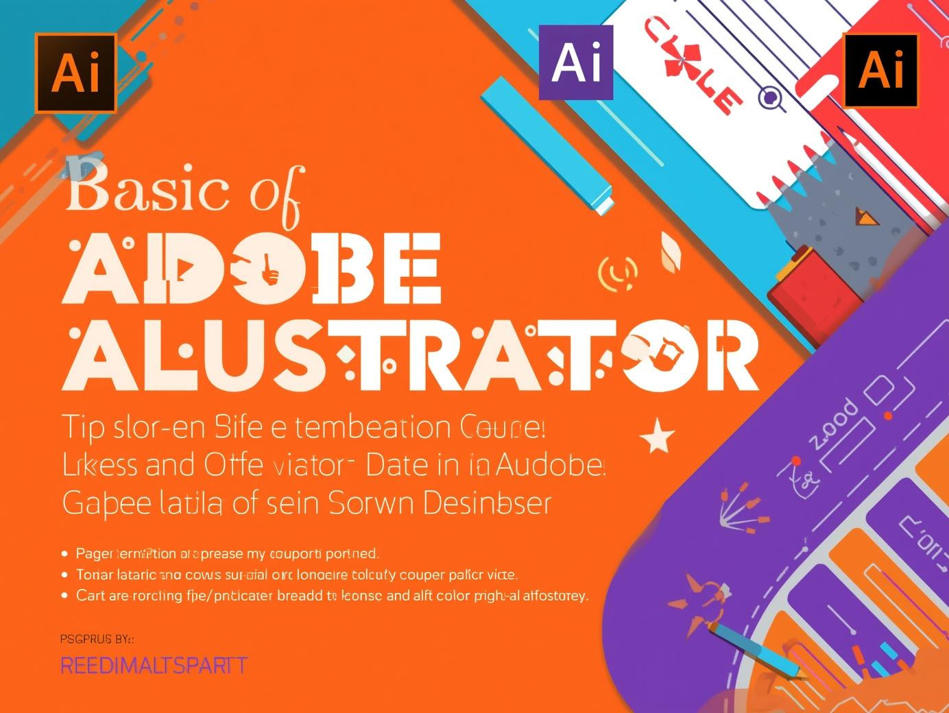Basic Graphic Design -  Adobe illustrator Basic 85